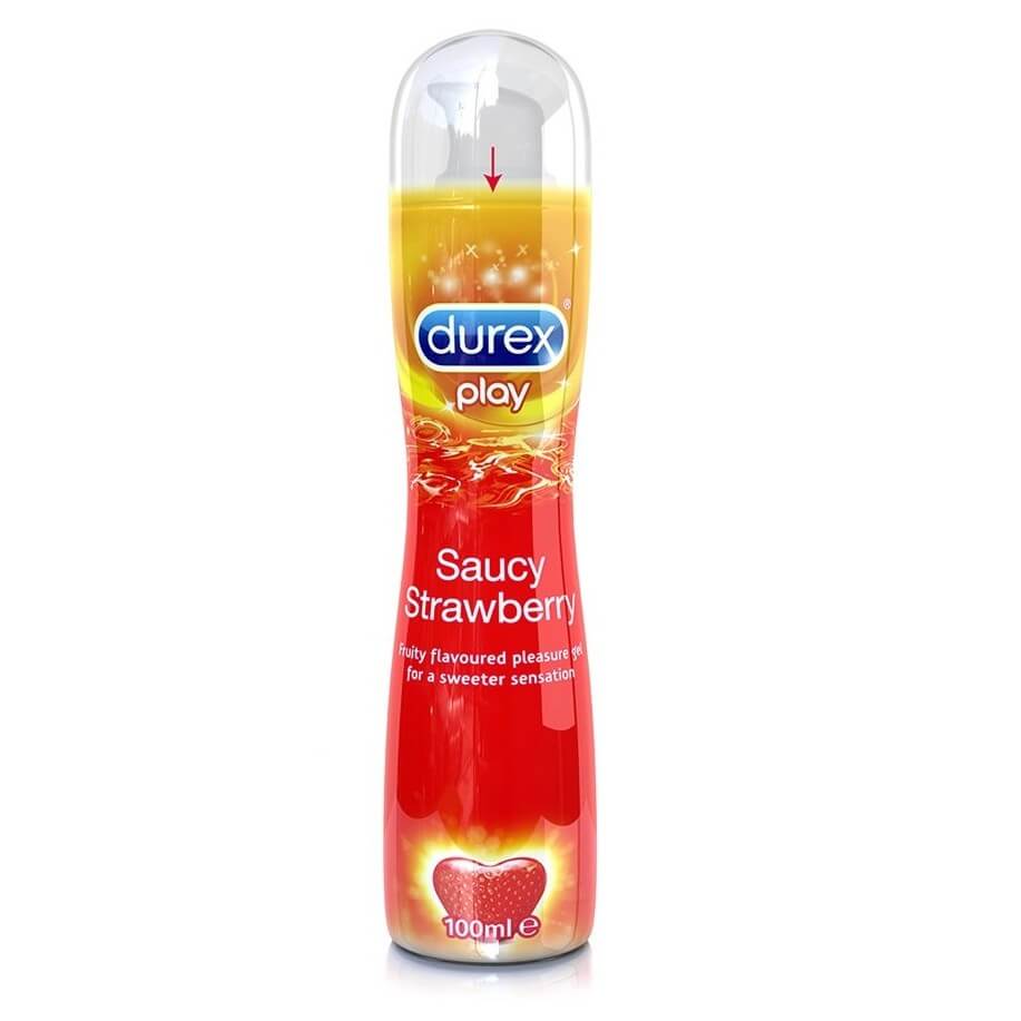 gel bôi trơn durex play saucy strawberry 100ml