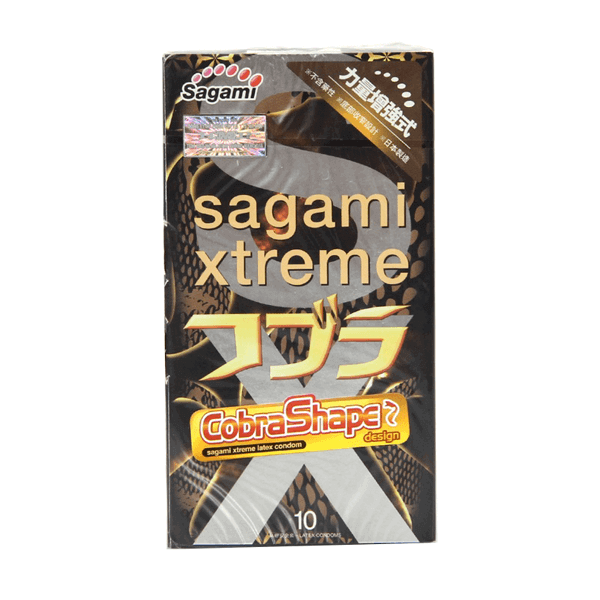 Bao cao su Sagami Xtreme Cobra thiết kế đặc biệt hình rắn hổ mang