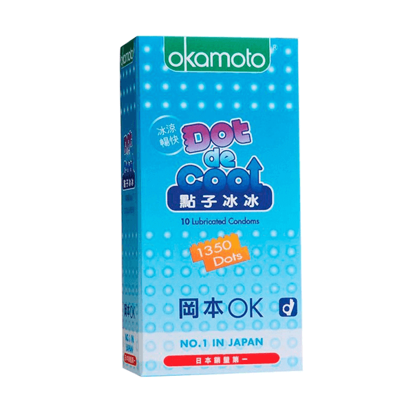 đặc điểm Bao cao su Okamoto Dot De Cool có gai lạnh