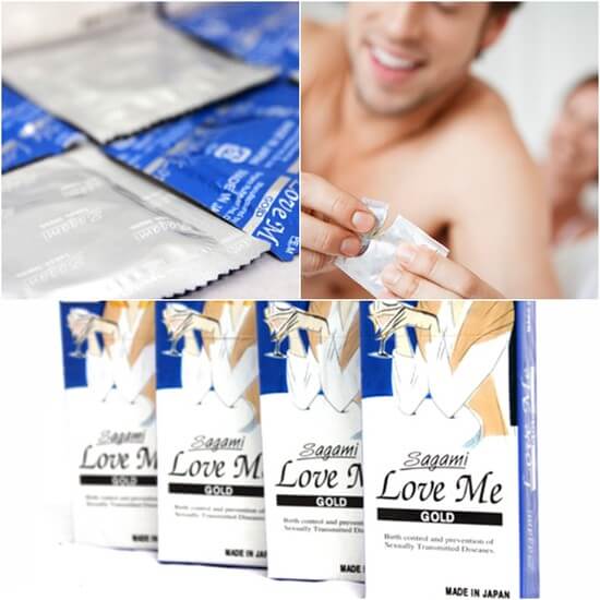 bao cao su sagami love me gold 3 công thức độc đáo