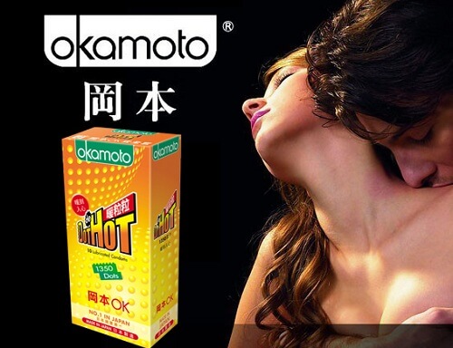 công dụng bao cao su Okamoto Dot De Hot