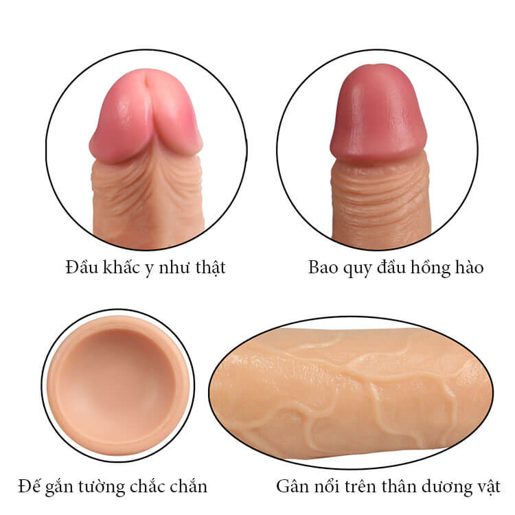 Chi tiết cu giả không rung 2 thớ