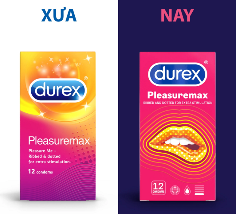 durex pleasuremax bao cao su gân gai mẫu mới nhất và mẫu cũ