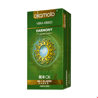 Bao cao su Okamoto Harmony gai gân mới lạ (10 chiếc)