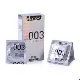 Bao cao su Okamoto Platinum 0.03 siêu mỏng (10 chiếc)