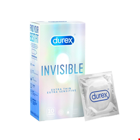 Bao Cao Su Durex Invisible extra thin cực siêu mỏng (10 chiếc)