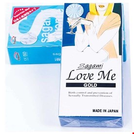 Bao cao su Sagami Love Me Gold, 3 công thức độc đáo (10 chiếc)